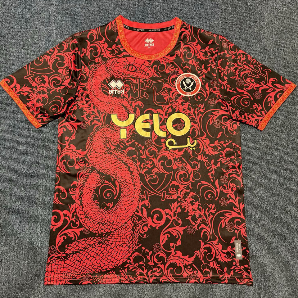 Jersey 2025 Sheffield United Especial Manga corta Versión Fan