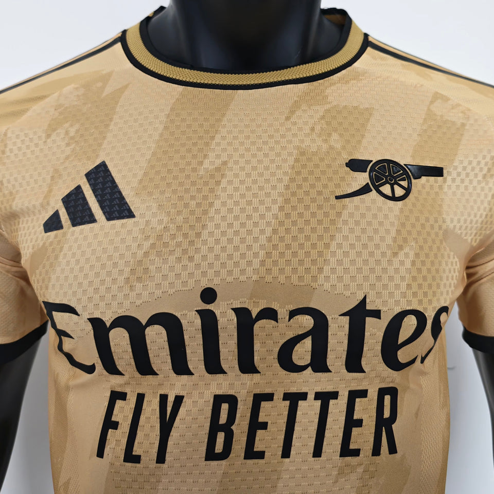 jersey 2026/27 arsenal visitante manga corta versión jugador