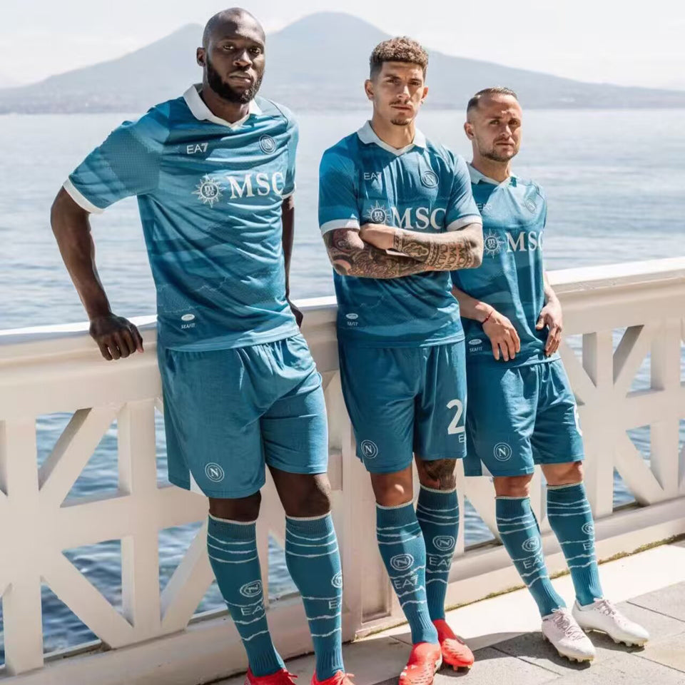 Jersey 2025 Napoli Partenope Limited Especial Manga corta Versión Jugador