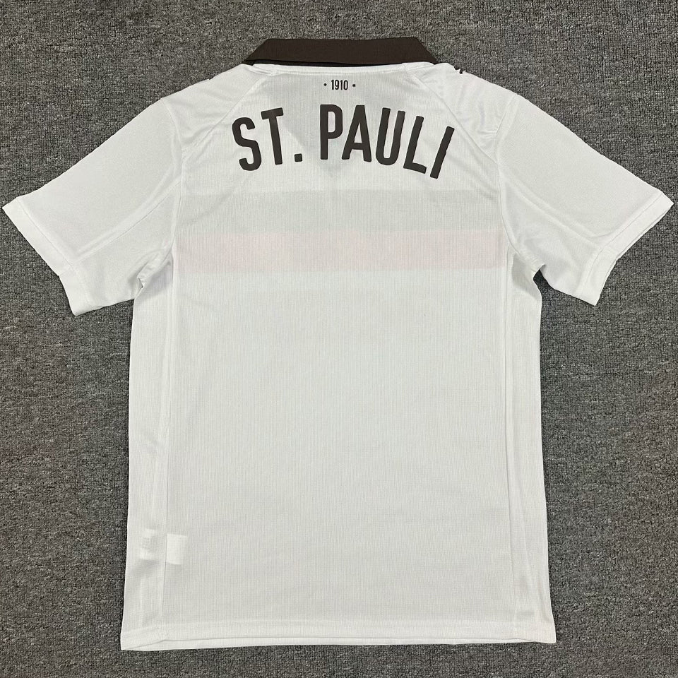 jersey 2025/26 st pauli visitante manga corta versión fan