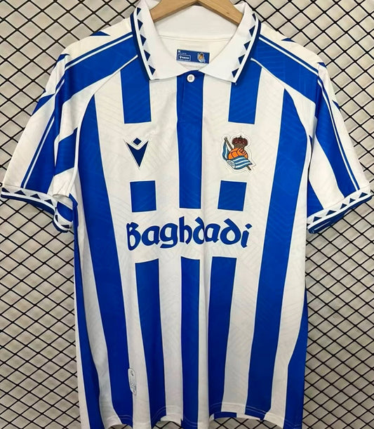 Jersey 2026/27 Real Sociedad Especial Manga corta Versión Fan Retro