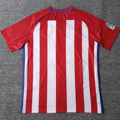 Jersey 2016/17 Atletico de Madrid Local Manga corta Versión Fan Retro