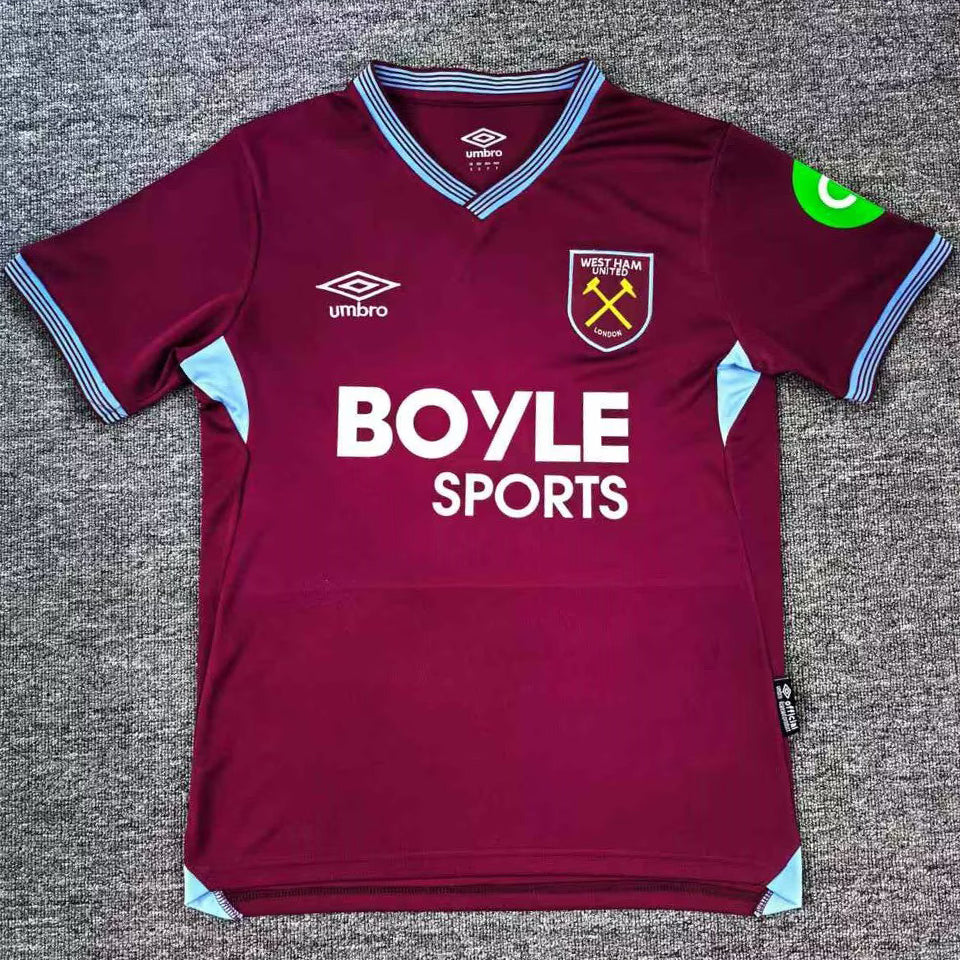 jersey 2025/26 west ham local manga corta versión fan