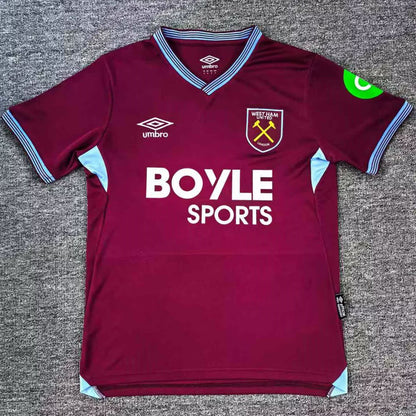 Jersey 2025/26 West Ham Local Manga corta Versión Fan