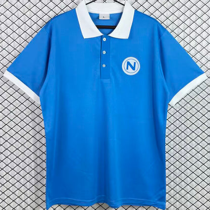 Jersey 1965/1966 Napoli Local Manga corta Versión Fan Retro