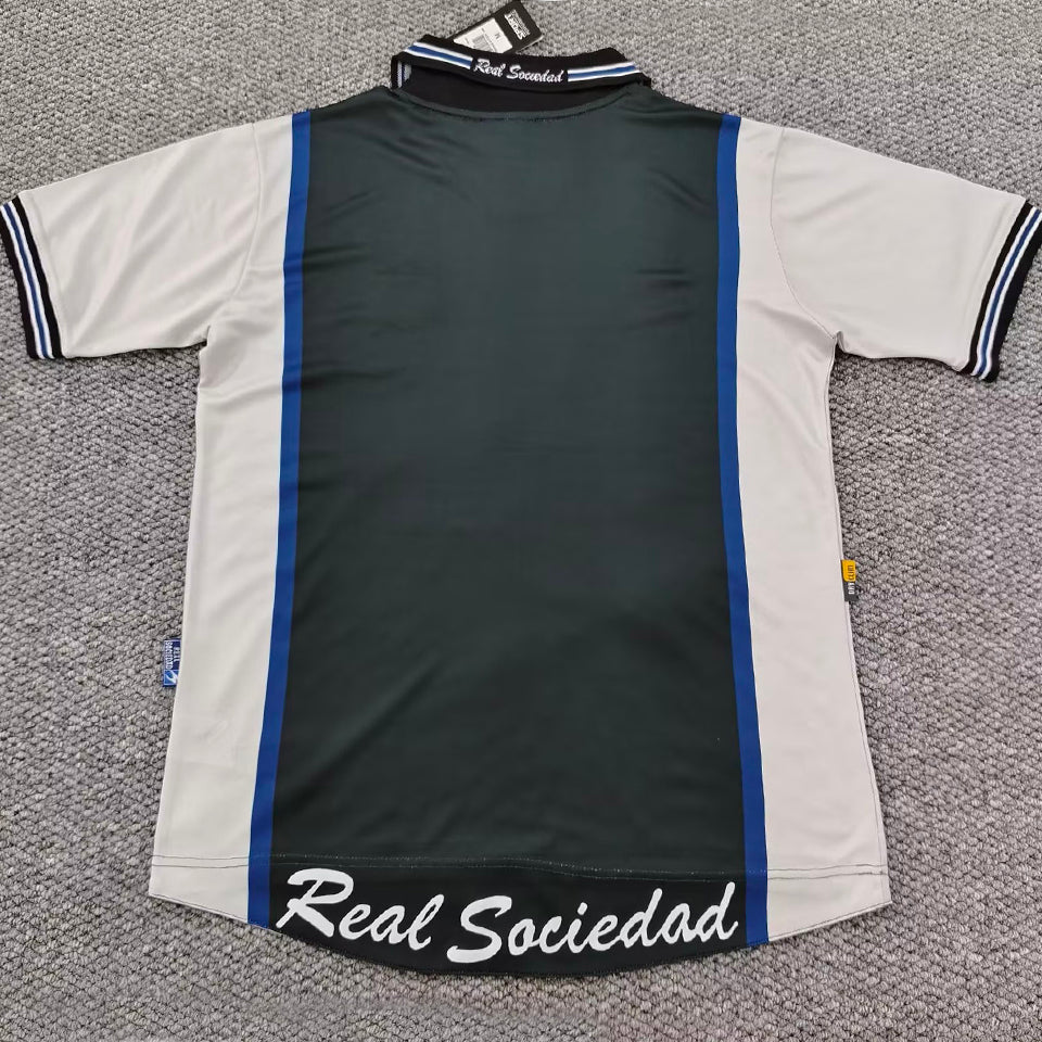 Jersey 2000/2002 Real Sociedad Visitante Manga corta Versión Fan Retro