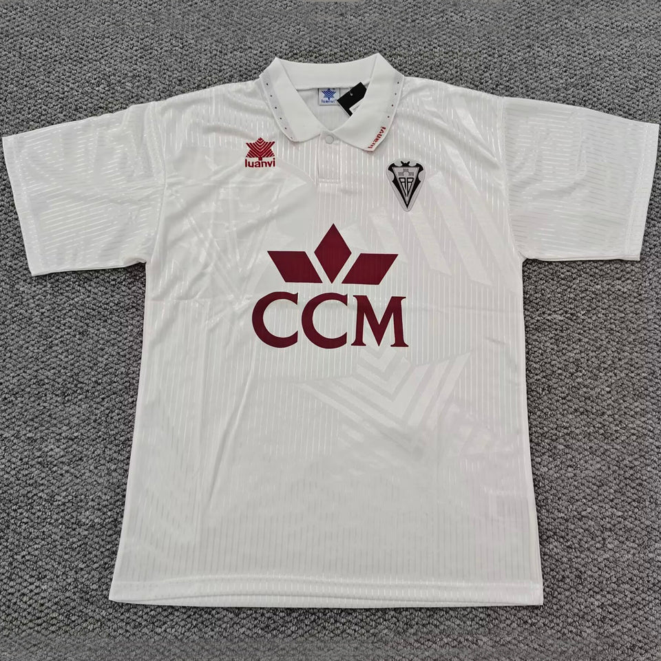 Jersey 1995/96 Albacete Local Manga corta Versión Fan Retro