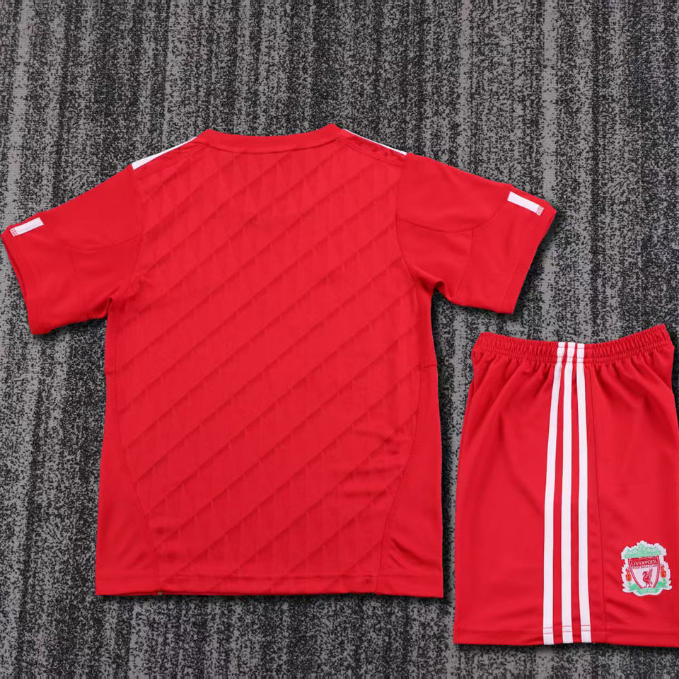 Jersey 2010/2011 Liverpool Local Manga corta Niño Retro