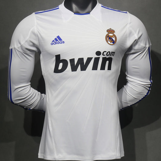 Jersey 2010/11 Real Madrid Local Manga larga Versión Jugador Retro
