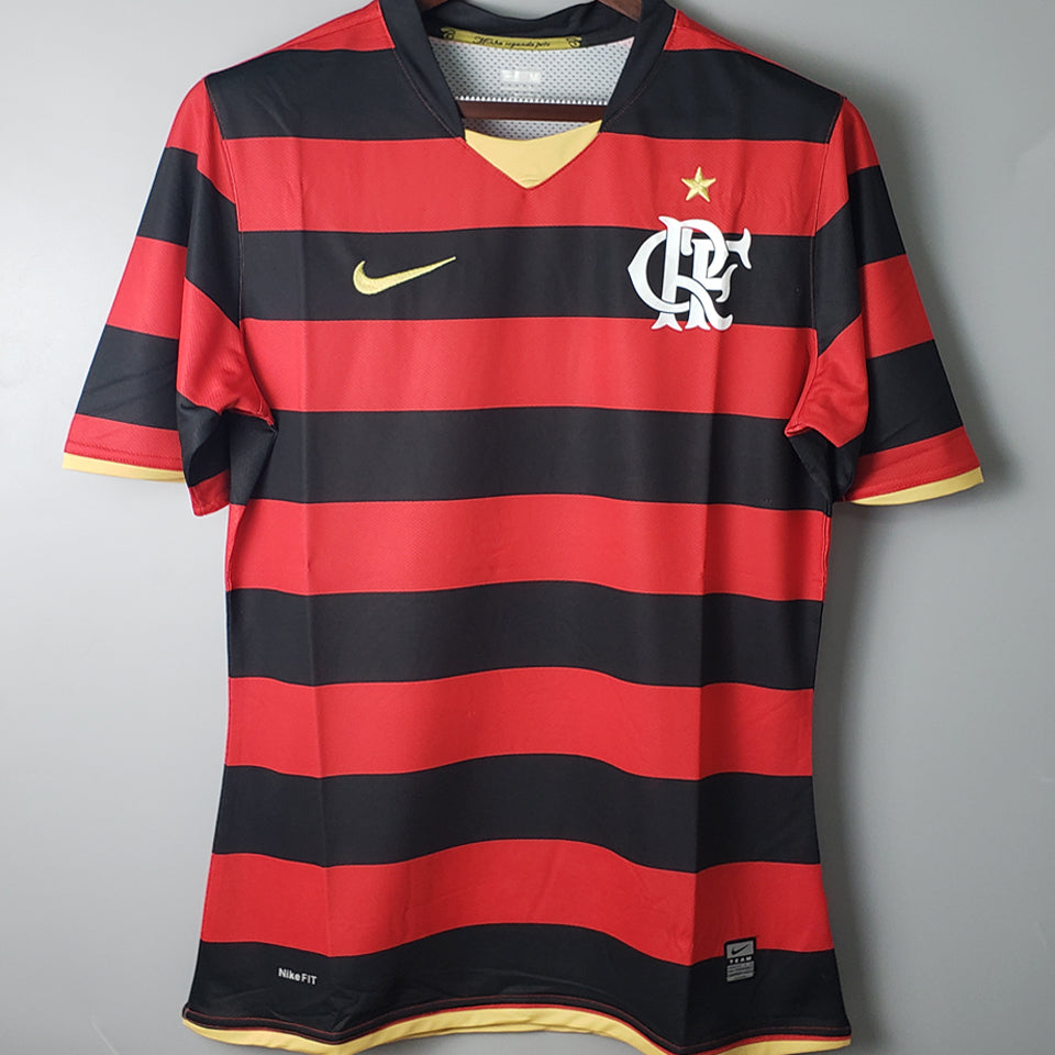 Jersey 2008 Flamengo RJ Local Manga corta Versión Fan Retro