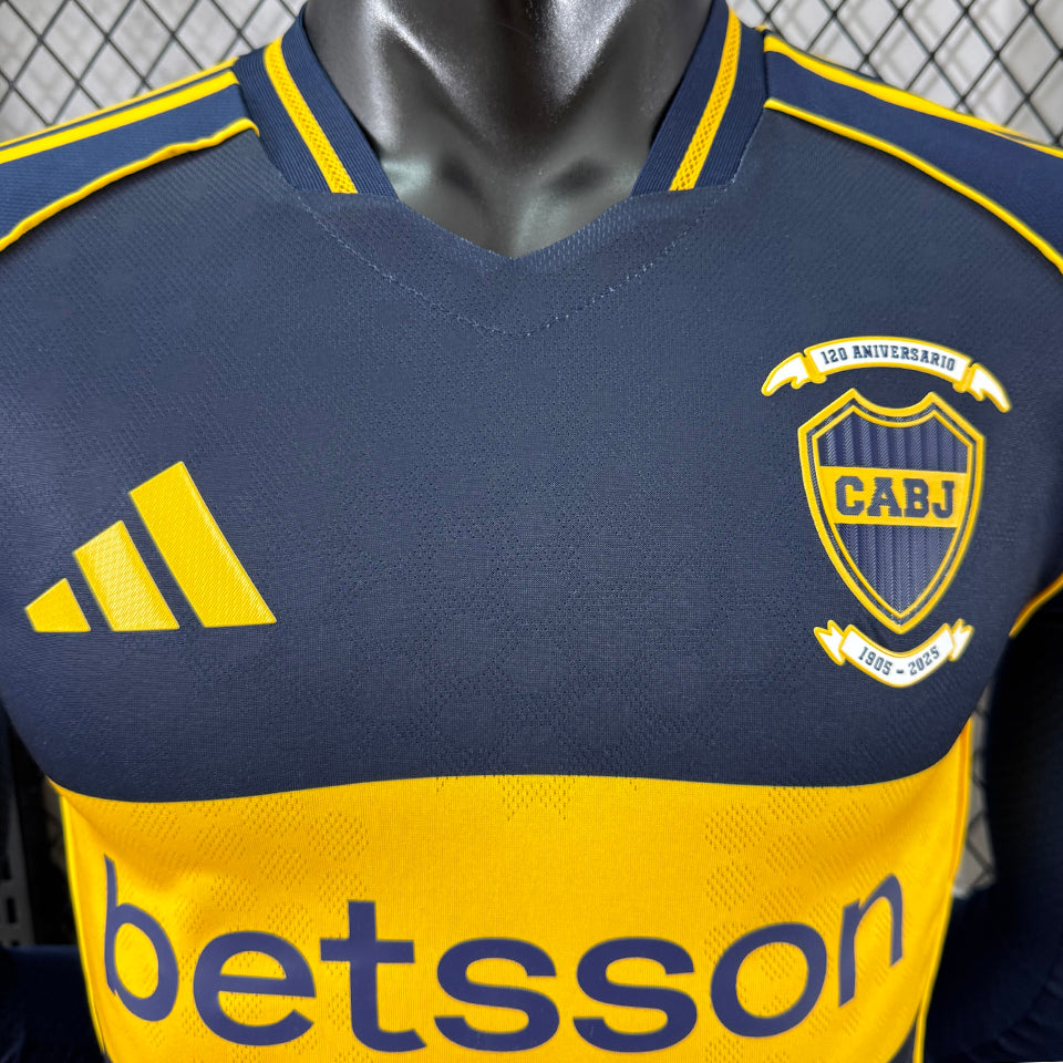 jersey 2025/26 boca especial manga larga versión jugador