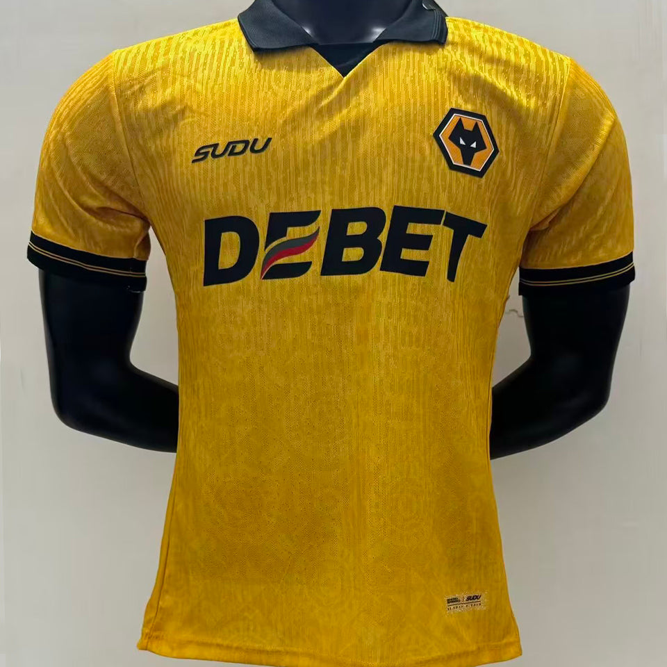 jersey 2025/26 wolves local manga corta versión jugador