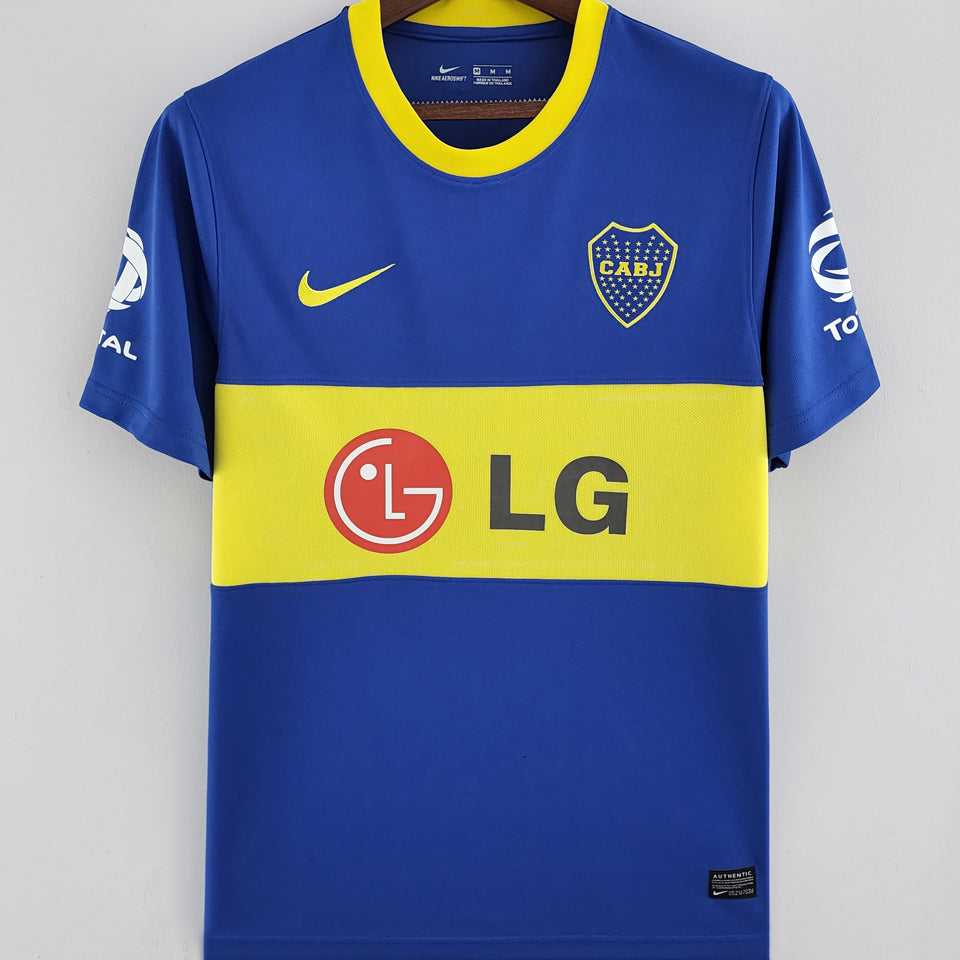 jersey 2010/11 boca local manga corta versión fan retro