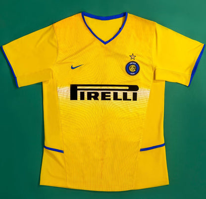 Jersey 2002/03 Inter Milan Tercero Manga corta Versión Fan Retro