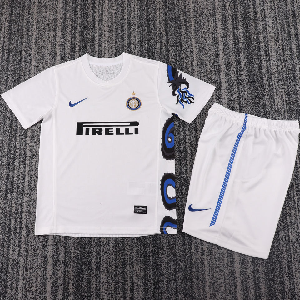 jersey 2010/11 inter milan visitante manga corta niño retro