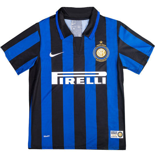 Jersey 2007/08 Inter Milan Local Manga corta Versión Fan Retro