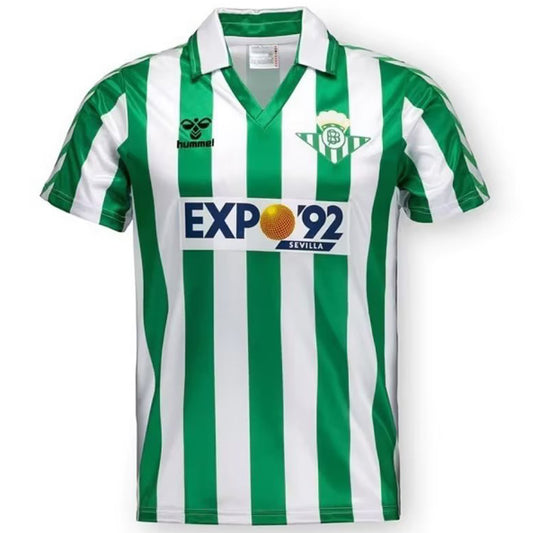 Jersey 1988/1989 R BTS Local Manga corta Versión Fan Retro