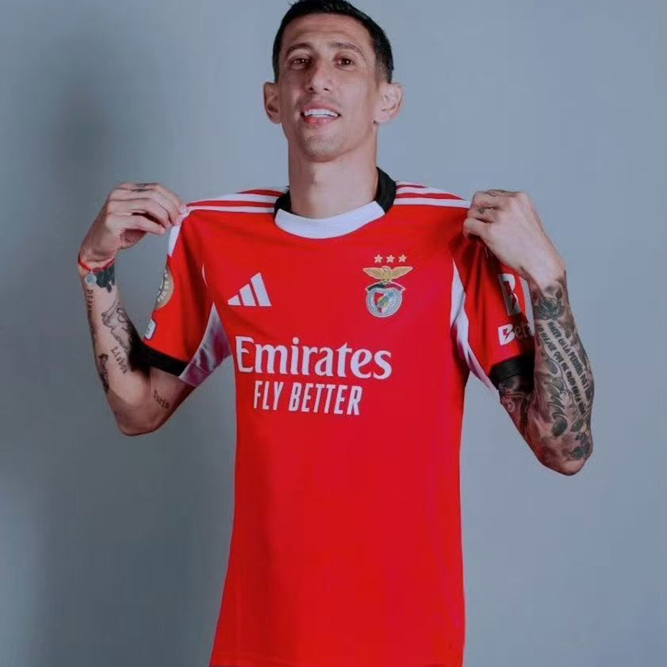 jersey 2025/26 benfica local manga larga versión fan