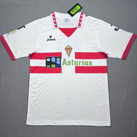 Jersey 1996/1997 Gijon Visitante Manga corta Versión Fan Retro