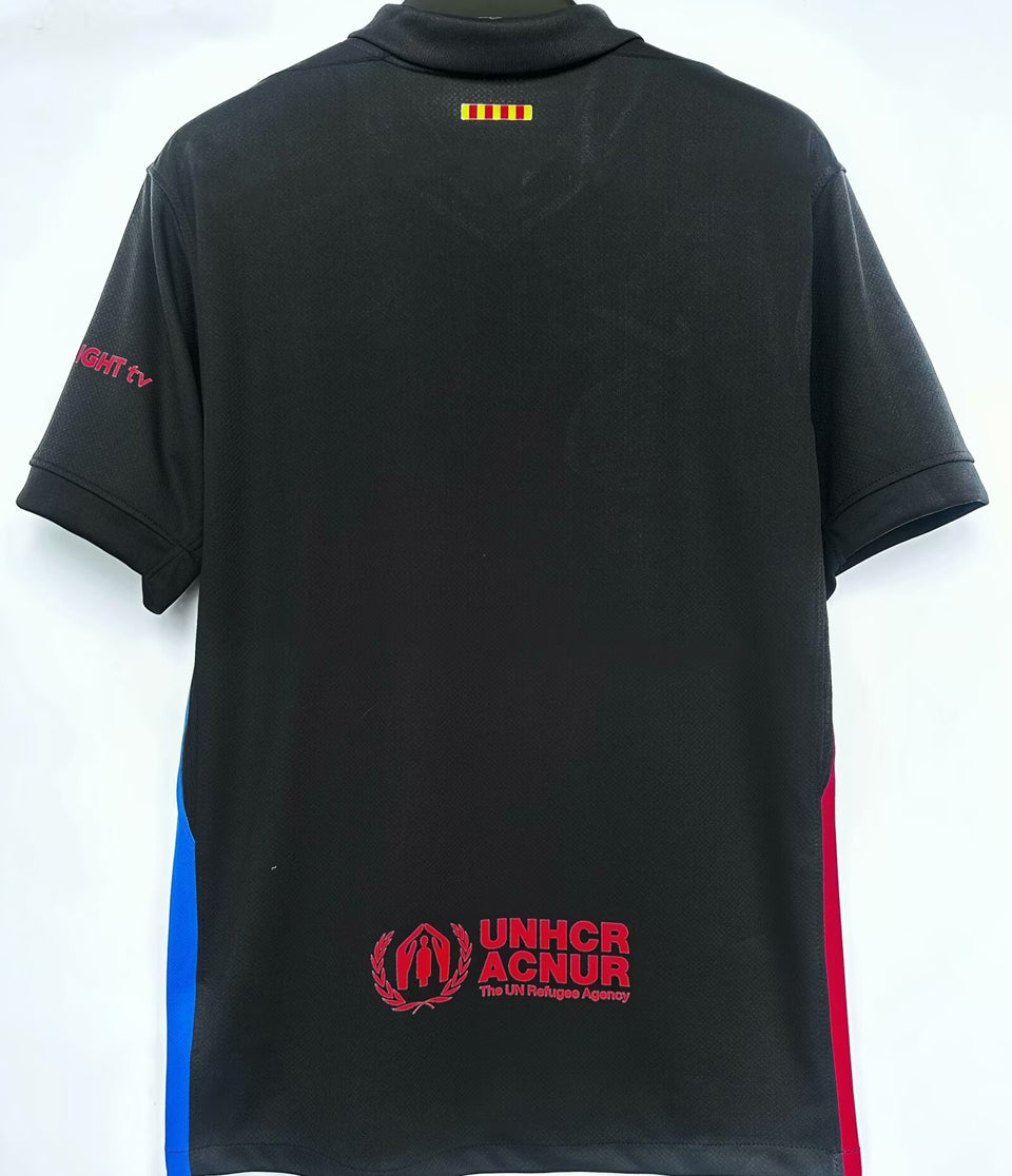 jersey 2024/25 barcelona visitante manga corta versión fan