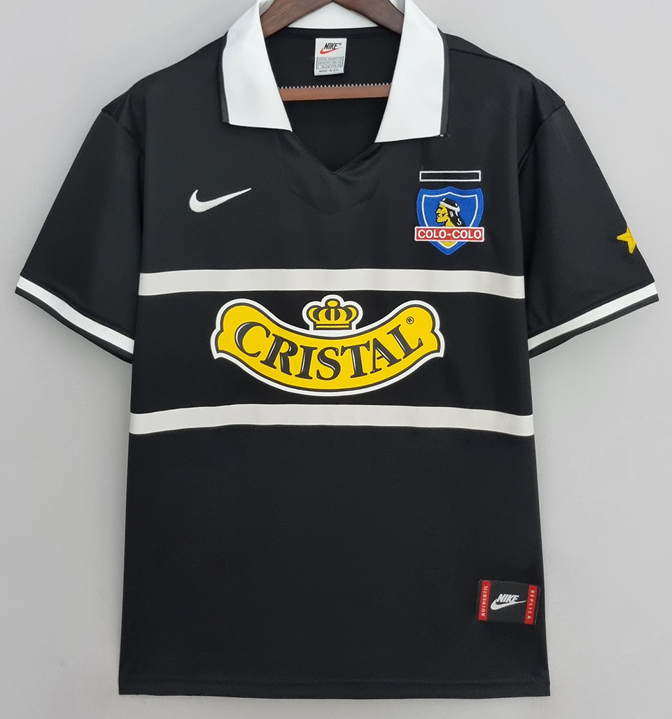 jersey 1996/97 colo-colo visitante manga corta versión fan retro