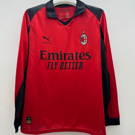 Jersey 2025/26 AC Milan Especial Manga larga Versión Fan