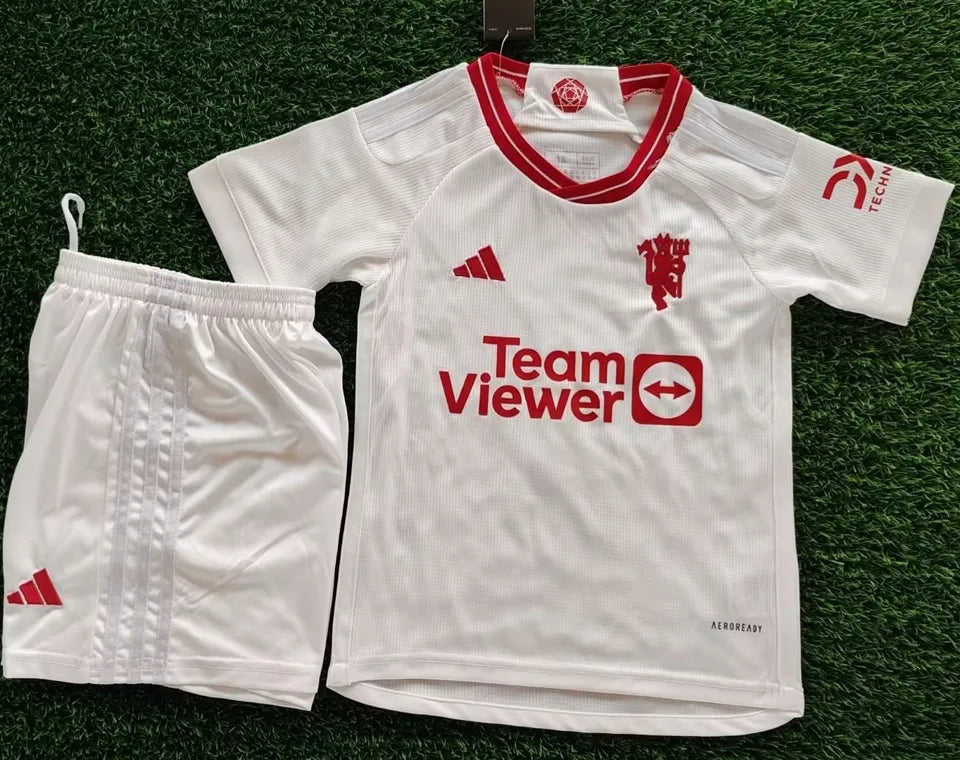 Jersey 2023/24 Manchester United Tercero Manga corta Niño