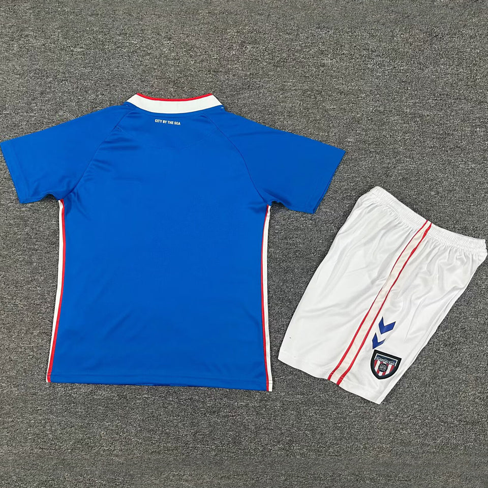 Jersey 2025/26 Sunderland Visitante Manga corta Niño