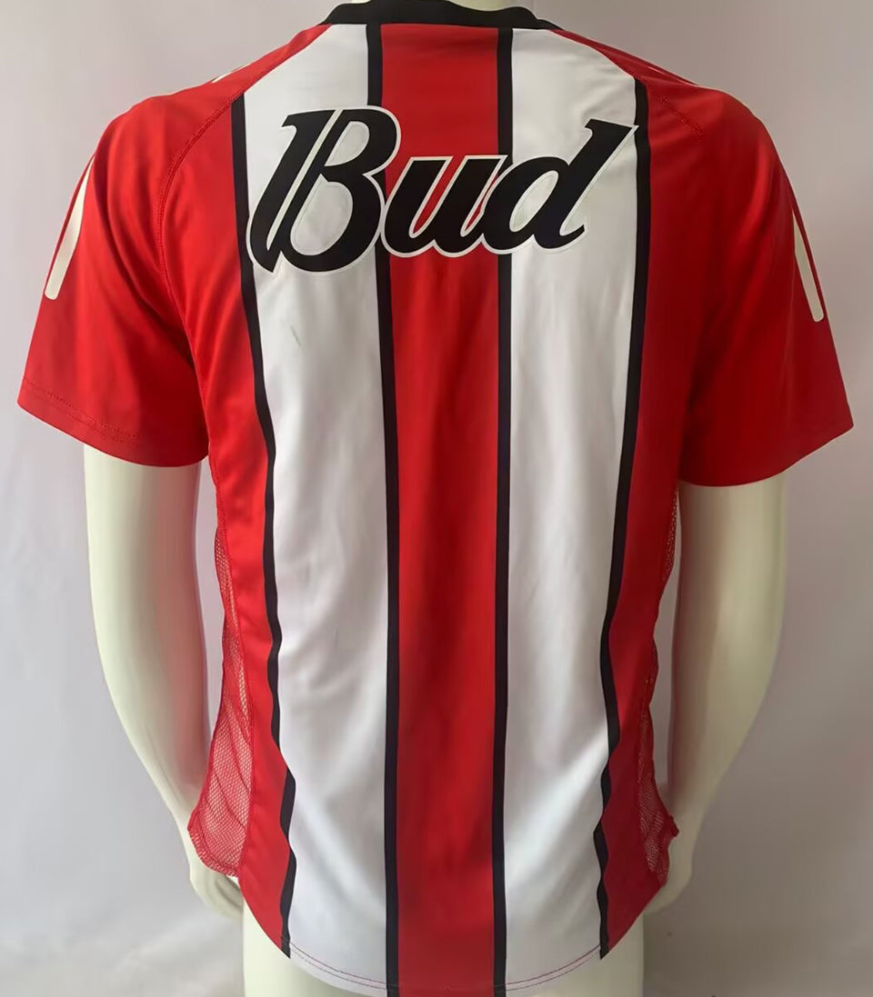 jersey 2003/04 river plate visitante manga corta versión fan retro