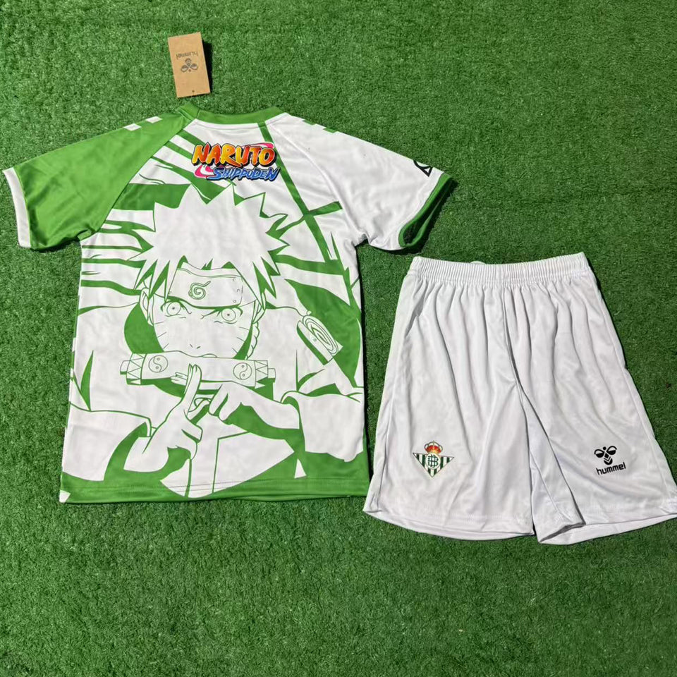 Jersey 2025 R BTS x NARUTO Especial Manga corta Niño