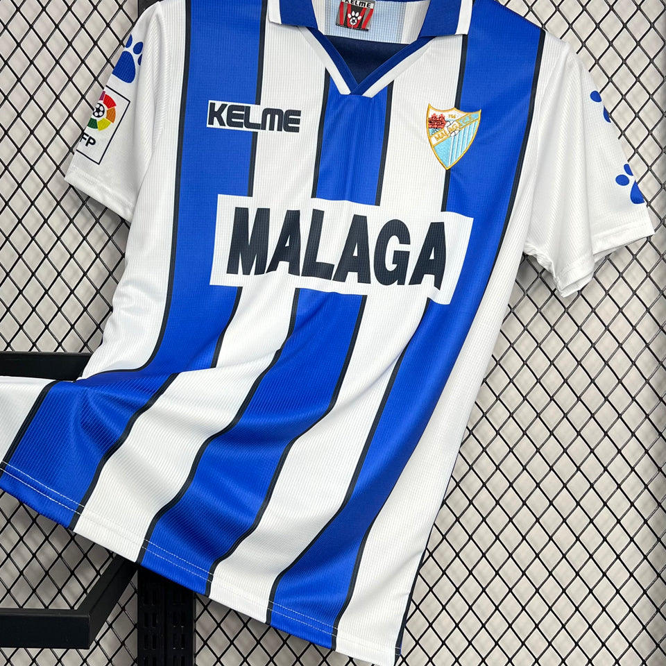 Jersey 1998 Malaga Local Manga corta Versión Fan Retro