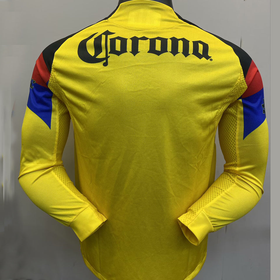 jersey 2025/26 club america local manga larga versión jugador