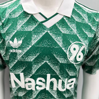 Jersey 1990/1991 Hannover 96 Visitante Manga corta Versión Fan Retro