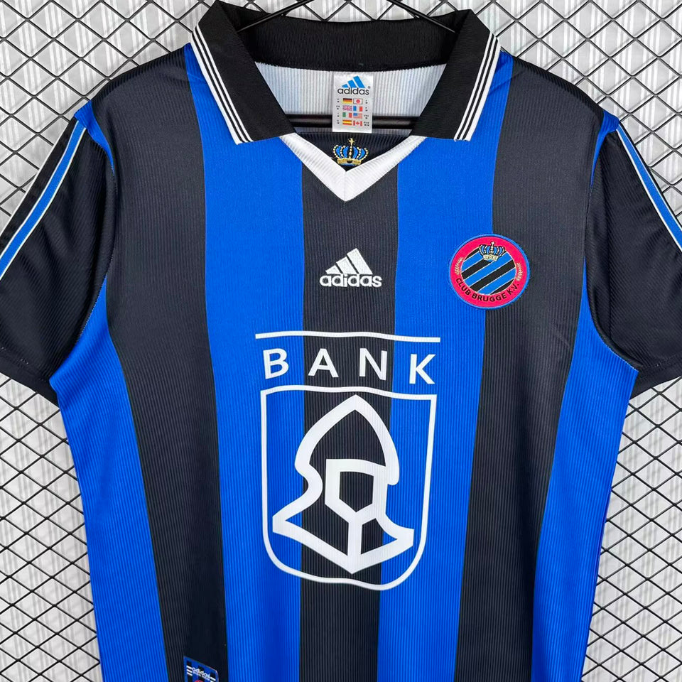 jersey 1998/1999 brugge local manga corta versión fan retro