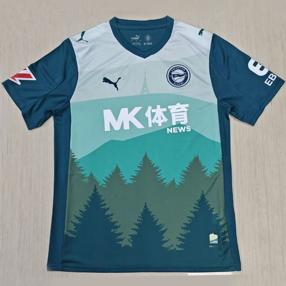 jersey 2025/26 alaves tercero manga corta versión fan