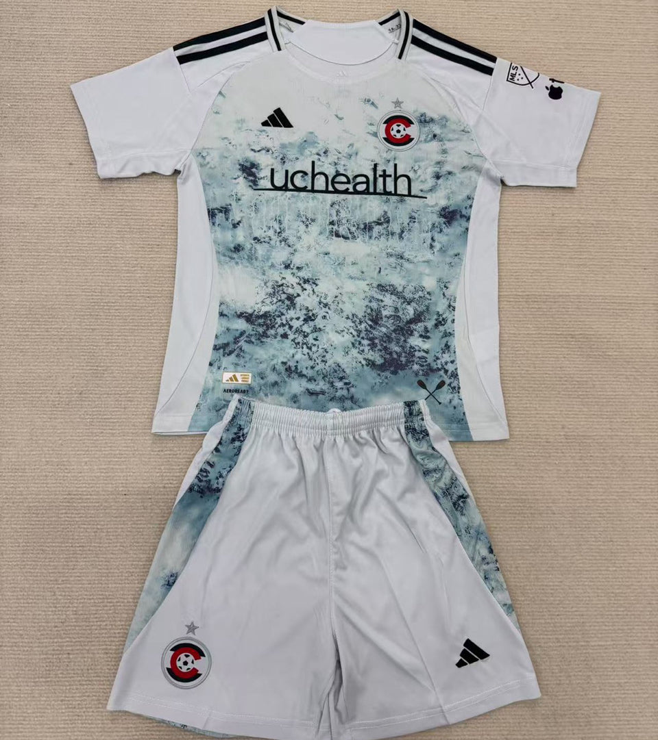 jersey 2025/26 colorado rapids visitante manga corta niño