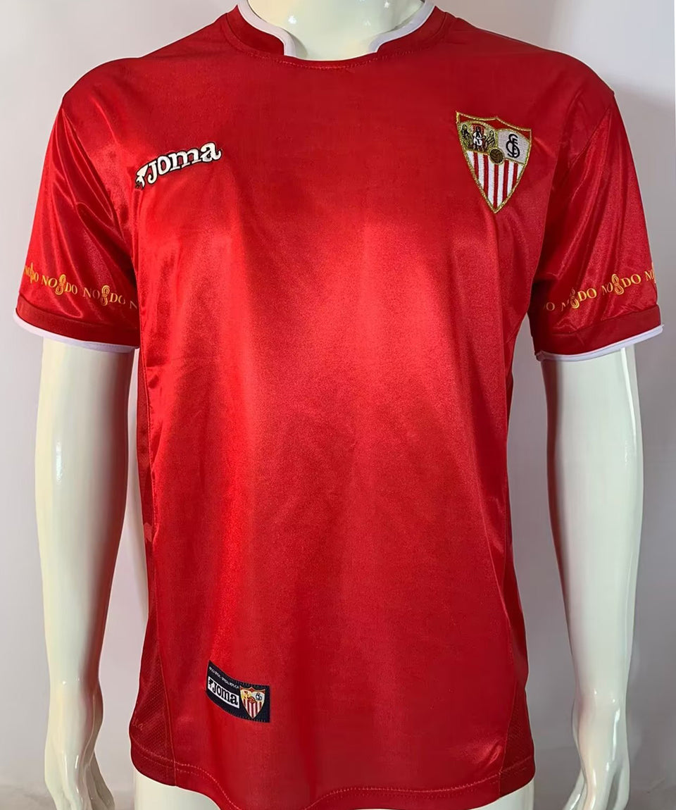 jersey 2003/04 sevilla fc visitante manga corta versión fan retro
