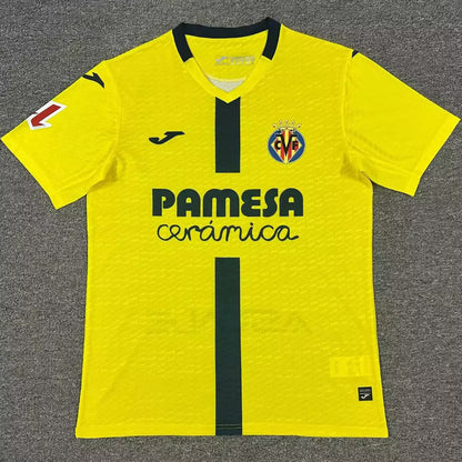 Jersey 2025/26 Villarreal Local Manga corta Versión Fan