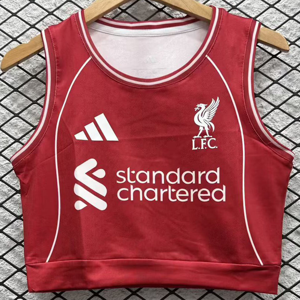 jersey 2025/26 liverpool local manga corta mujer