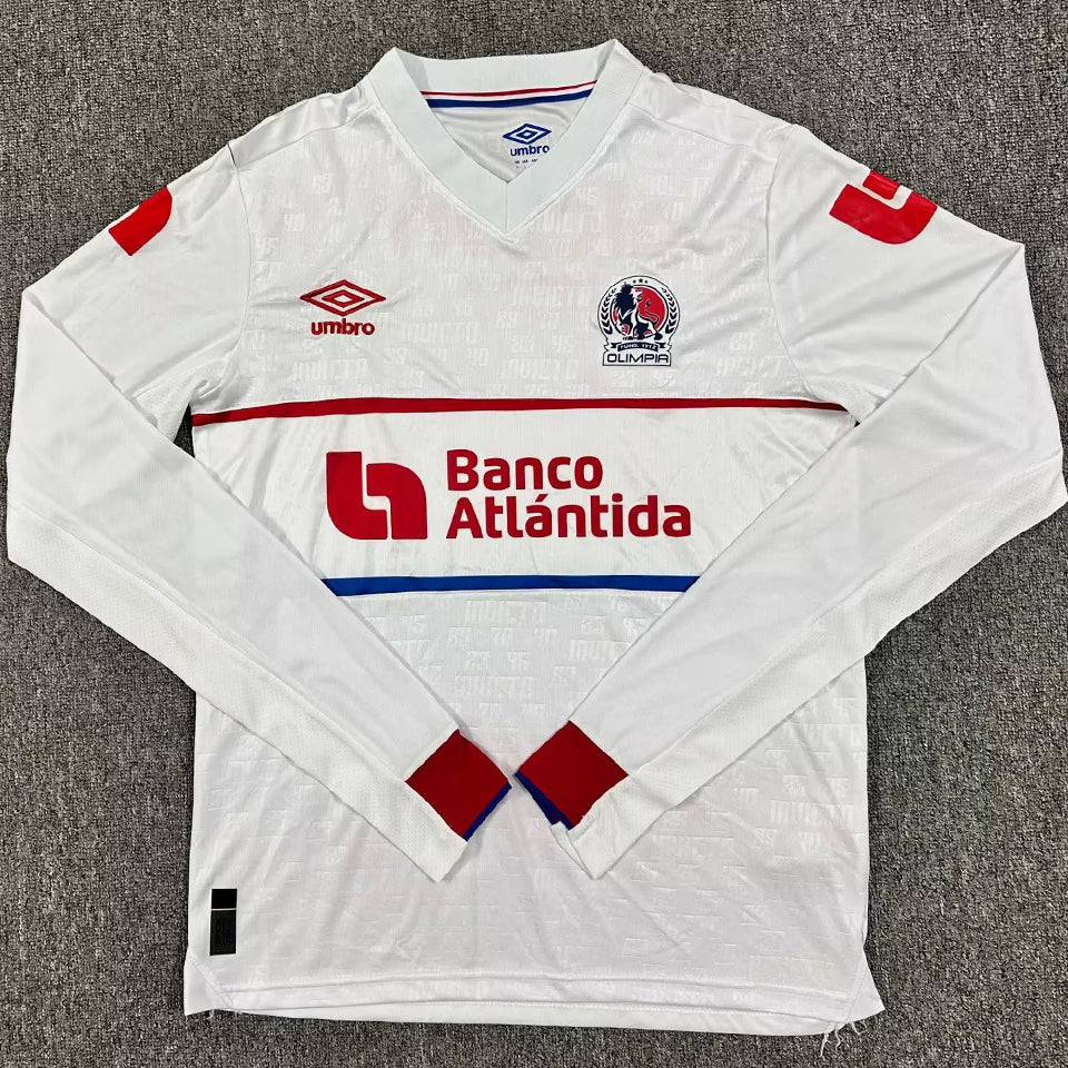 Jersey 2025/26 CD Olimpia Local Manga larga Versión Fan