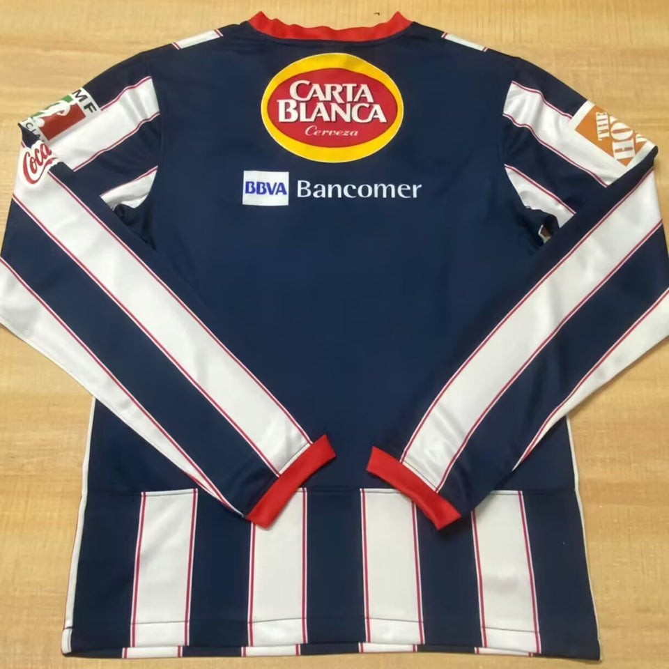 jersey 2009/2010 monterrey local manga larga versión fan retro