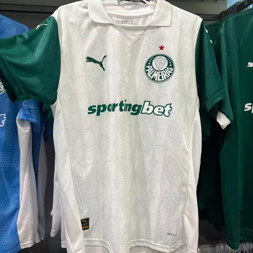 jersey 2025/26 palmeiras visitante manga corta versión fan