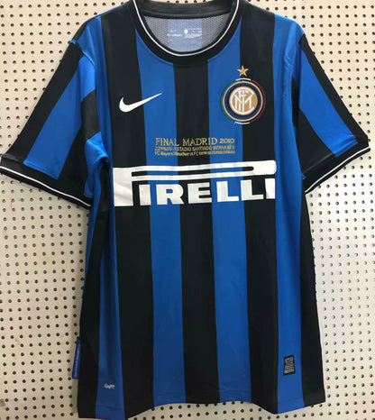 Jersey 2009/10 Inter Milan Local Manga corta Versión Fan Retro