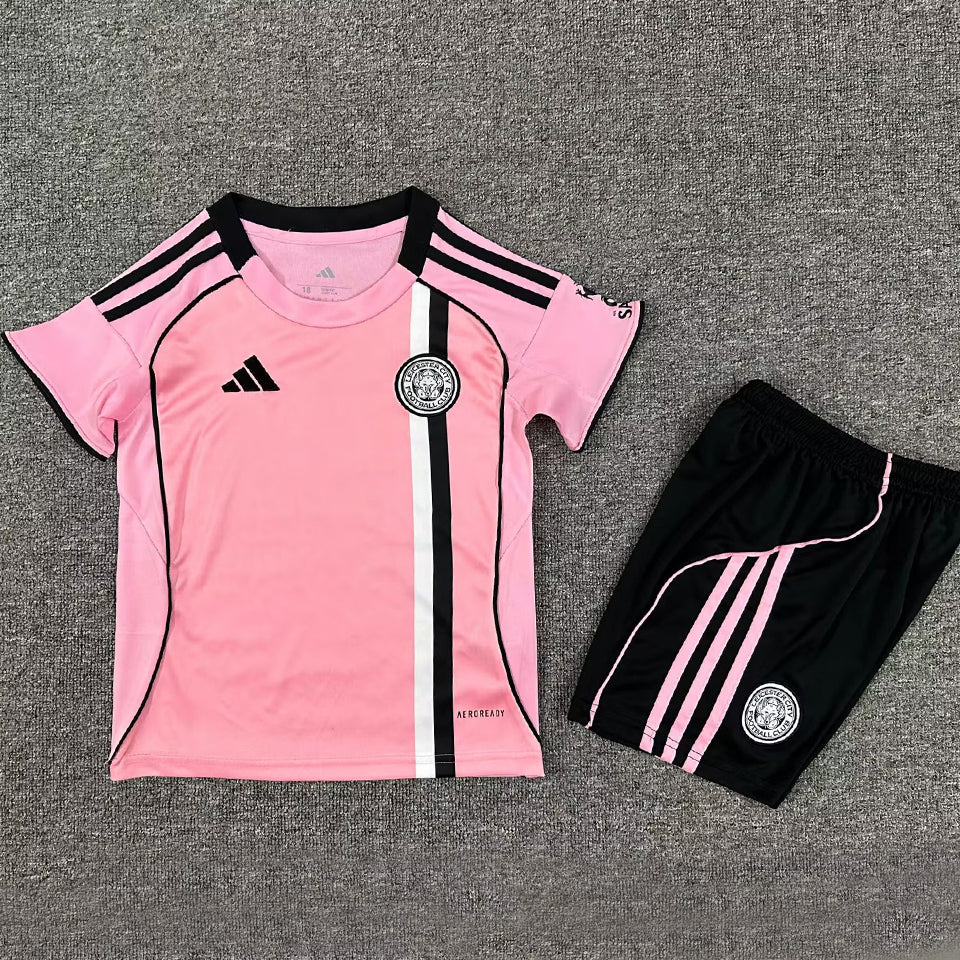 Jersey 2025/26 Leicester City Tercero Manga corta Niño