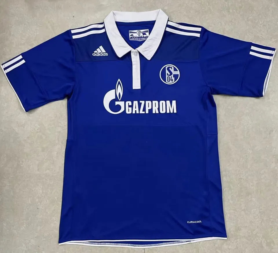 Jersey 2010/11 Schalke 04 Local Manga corta Versión Fan Retro