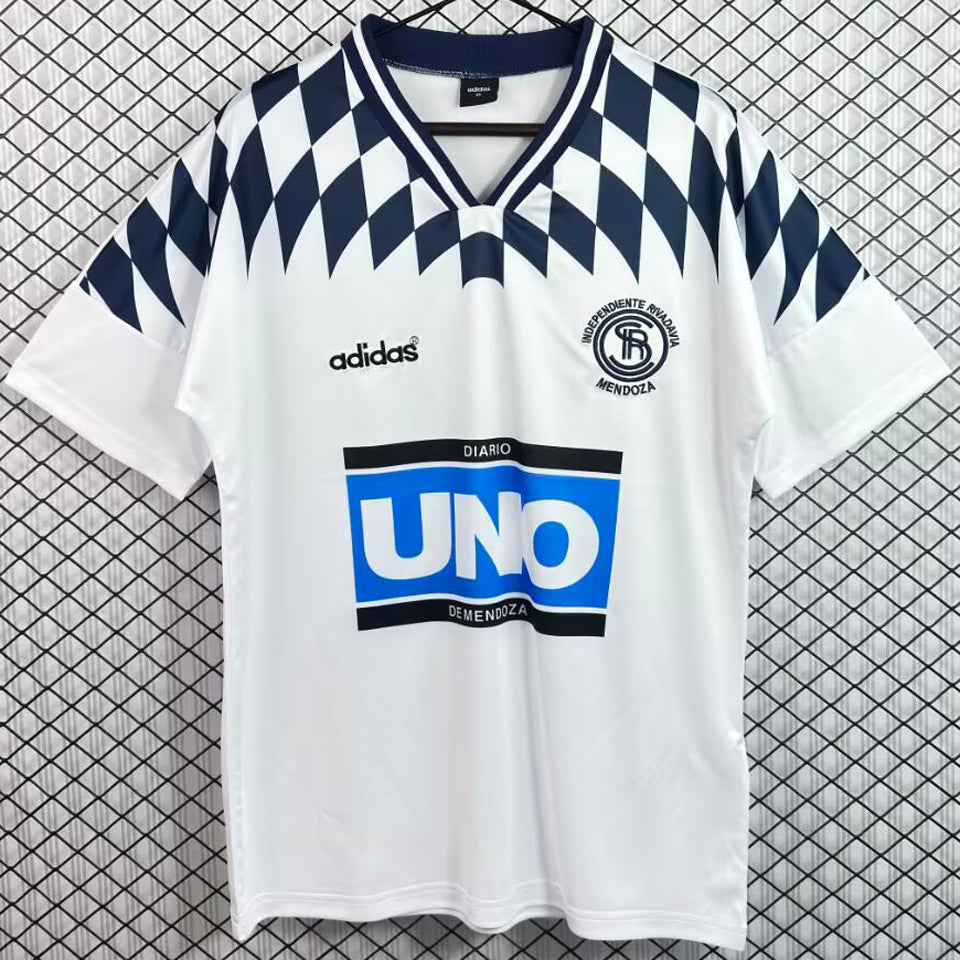 jersey 1998/1999 rivadavia visitante manga corta versión fan retro