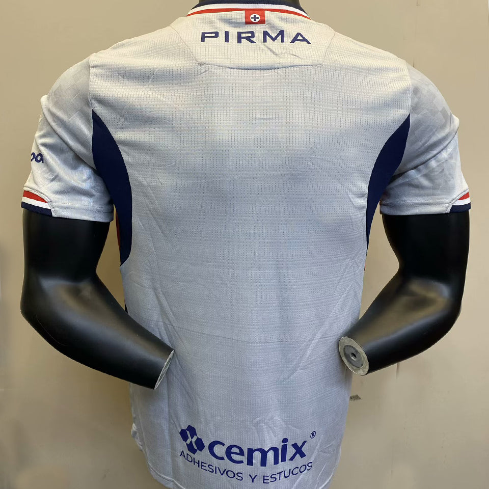 jersey 2025/26 cruz azul visitante manga corta versión jugador
