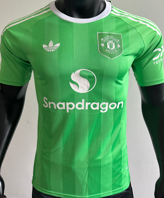 Jersey 2025/26 Manchester United Portero Manga corta Versión Jugador