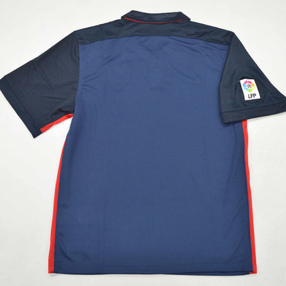 Jersey 2015/2016 Atletico de Madrid Visitante Manga corta Versión Fan Retro