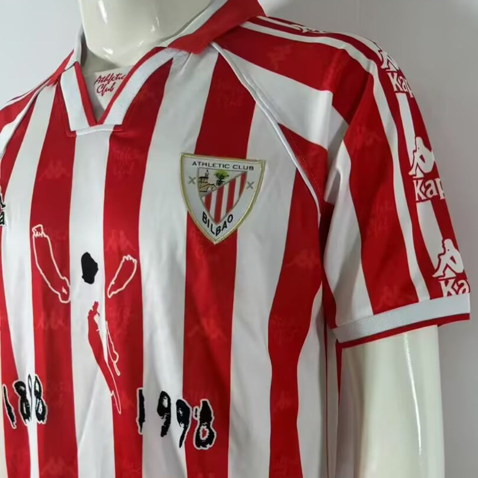 Jersey 1997/98 Bilbao AT Local Manga corta Versión Fan Retro